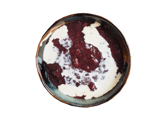 超綿密紫米紅豆粥