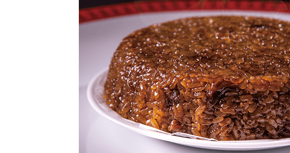 古早味招牌黑糖桂圓米糕