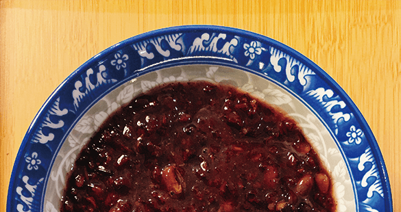 超綿密紫米紅豆粥