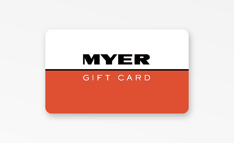 Myer購物中心Gift Card AUD$50