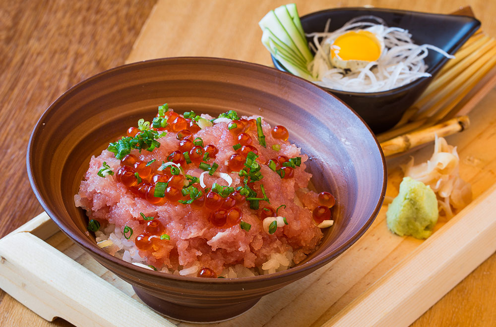 蔥花鮪魚泥蓋飯