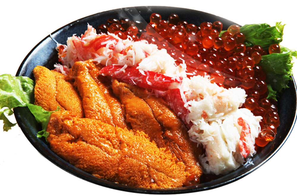 海膽鮭魚卵蓋飯